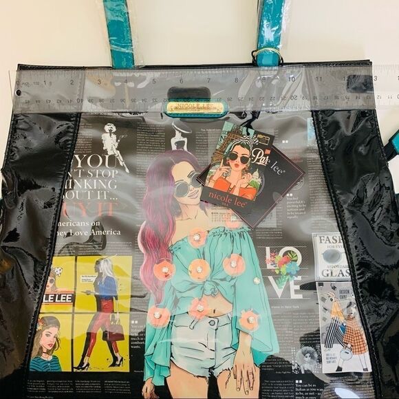 Nicole Lee URBAN CHIC FOLD-OVER HANDBAG - Picture 5 of 15